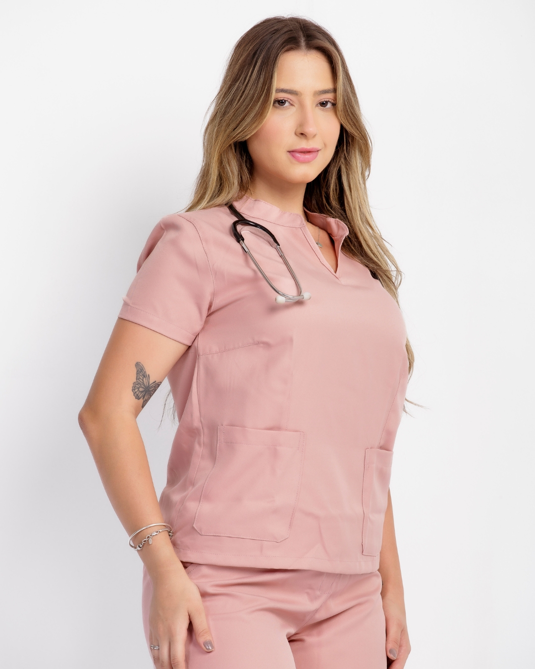 Scrub Celina Gabardine Rose - Imagem 2