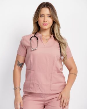Scrub Celina Gabardine Rose
