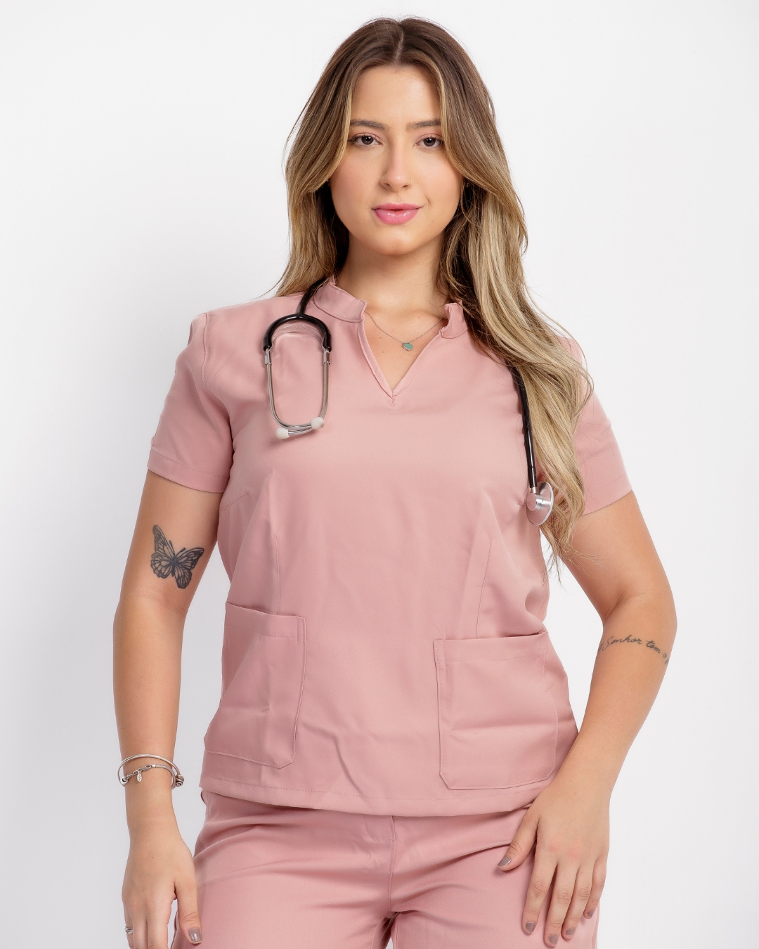 Scrub Celina Gabardine Rose