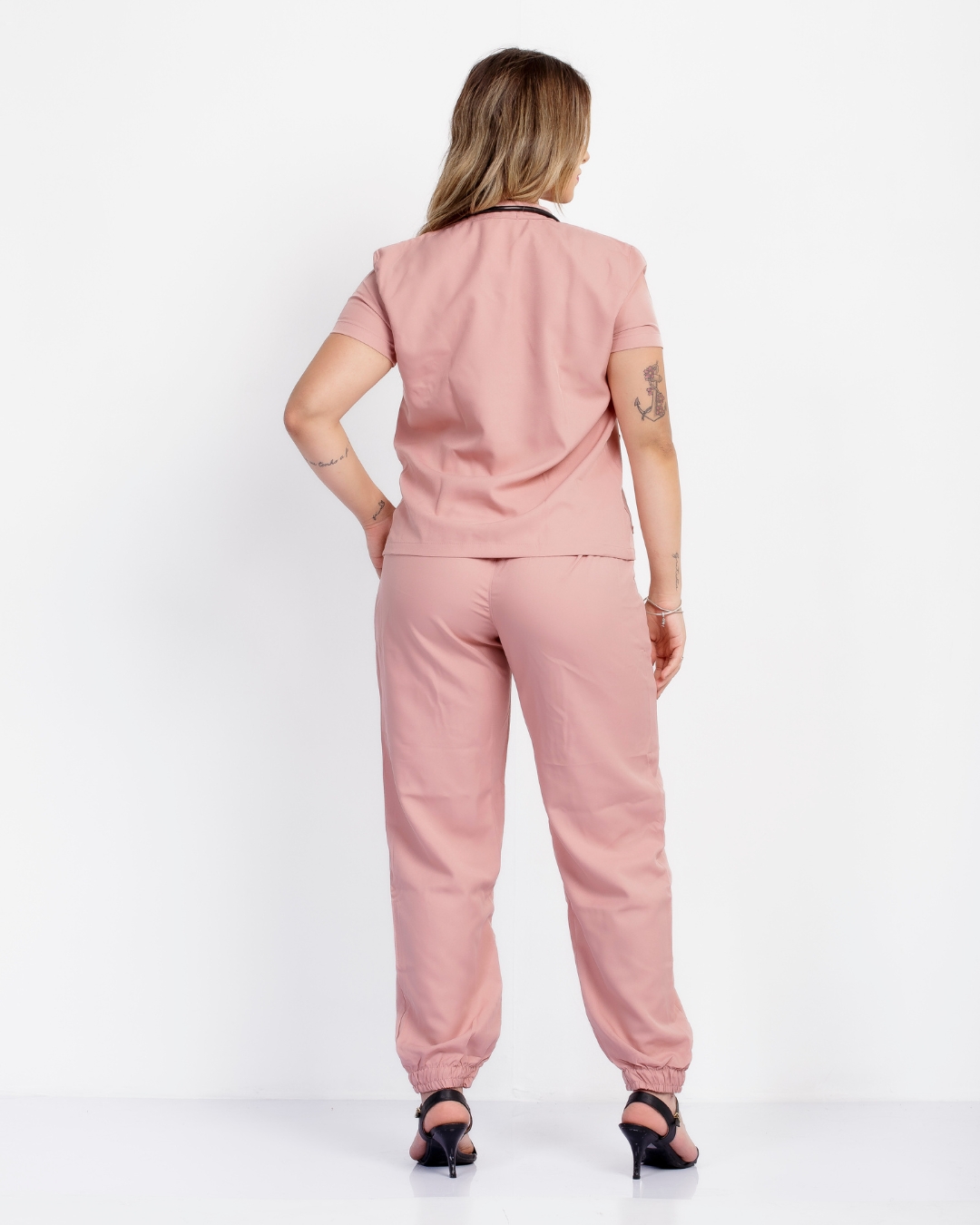 Scrub Celina Gabardine Rose - Imagem 5