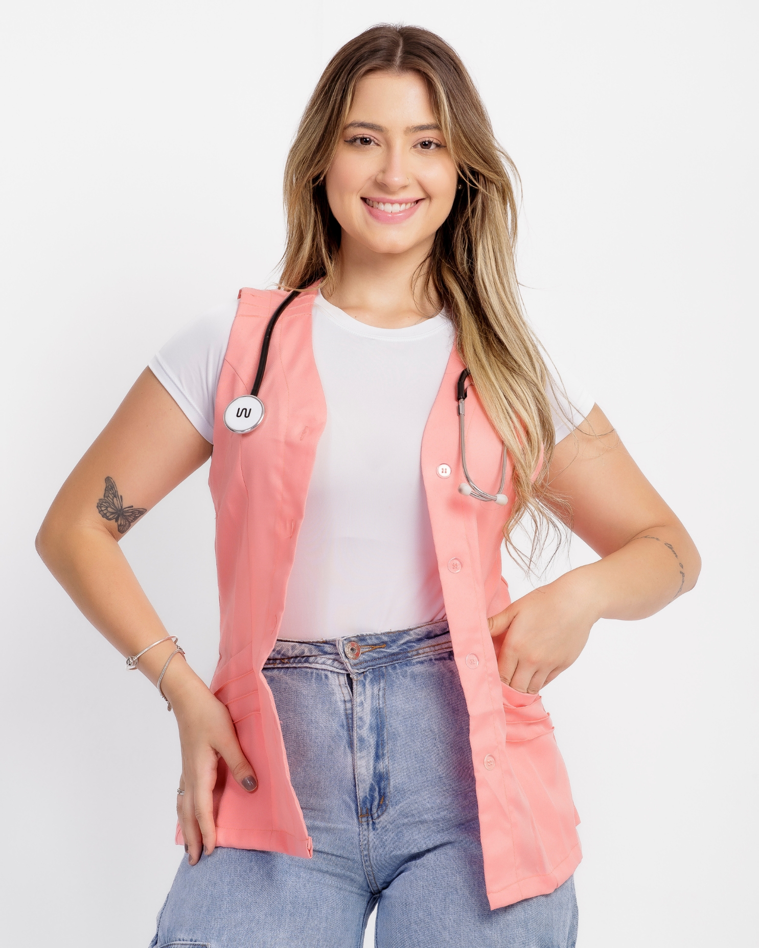 Bata Básica Grécia Oxford Salmão