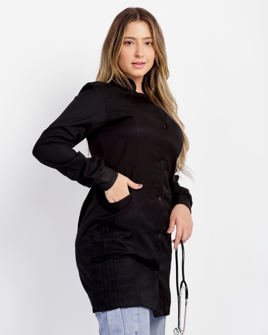 Bata Bruxelas Gabardine Preto - Imagem 2