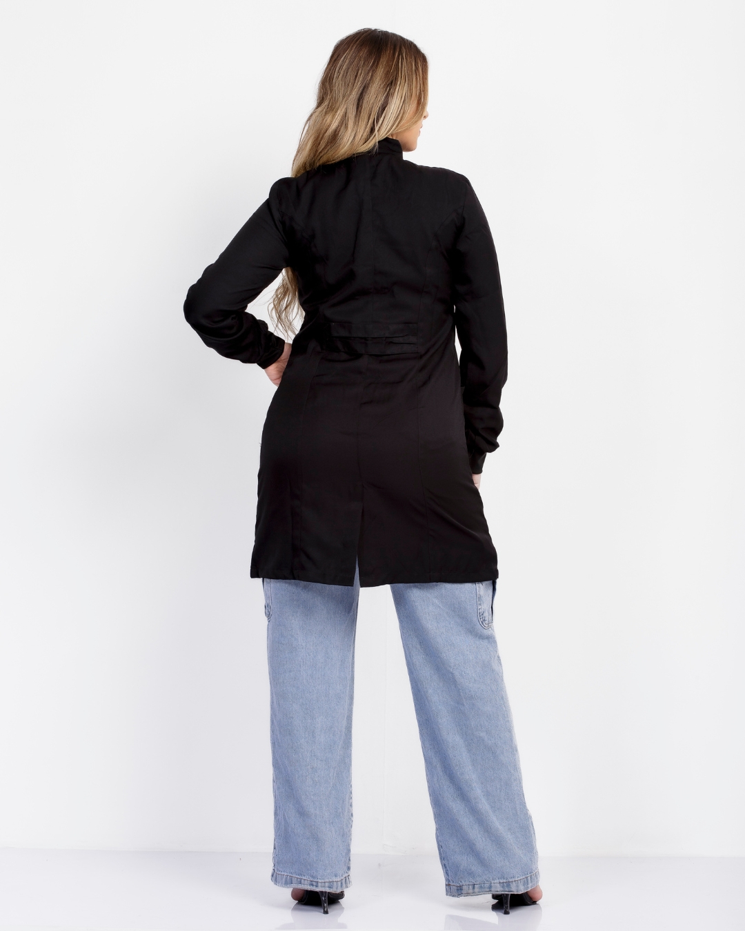 Bata Bruxelas Gabardine Preto - Imagem 3