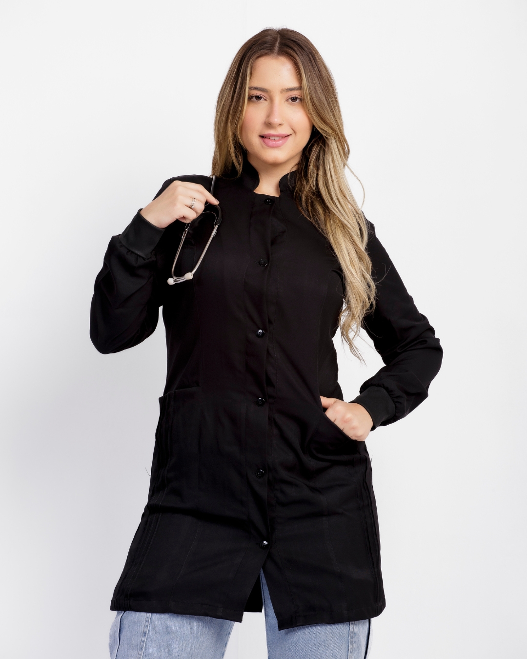 Bata Bruxelas Gabardine Preto - Imagem 5