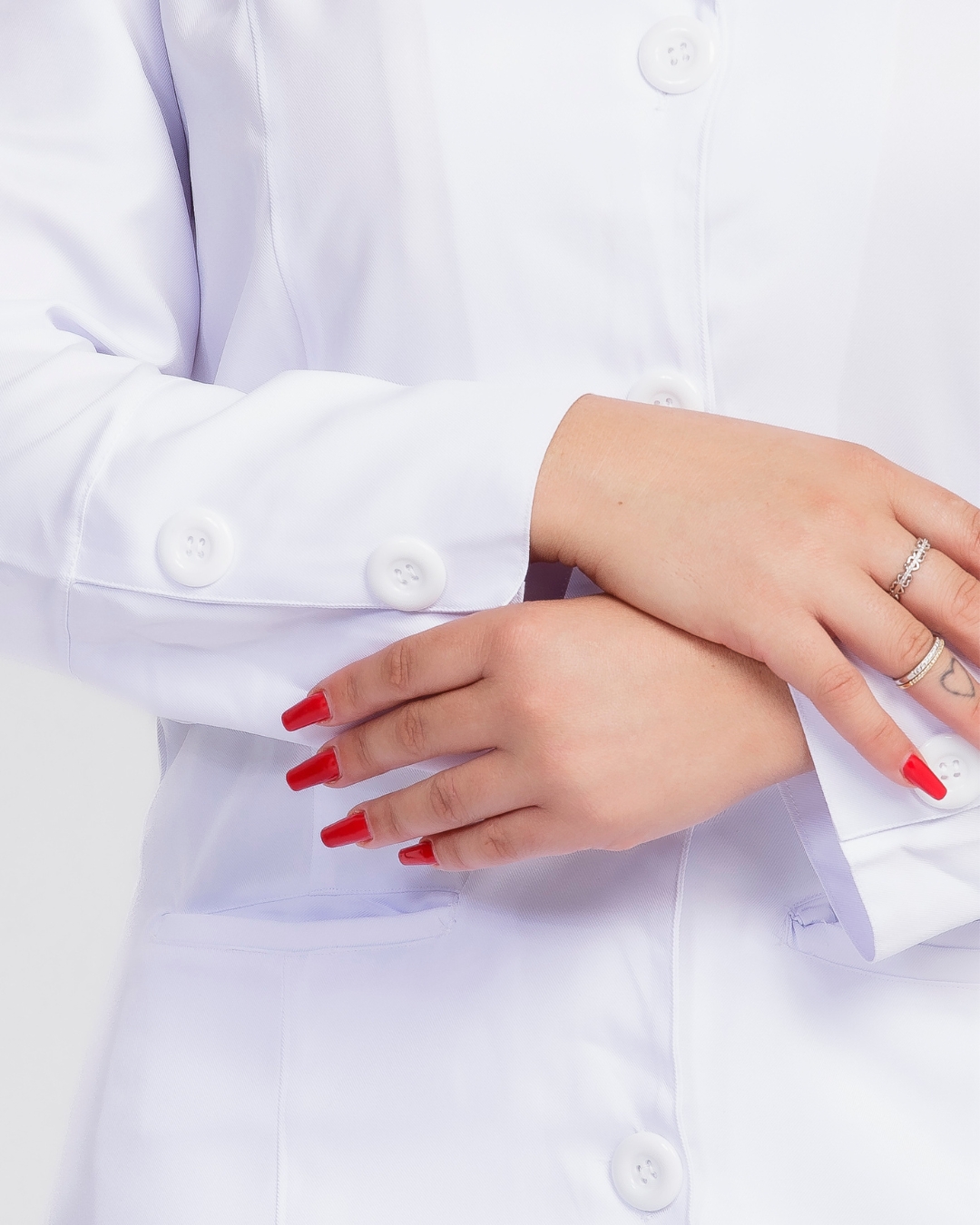 Avental Roma Gabardine Branco - Imagem 7