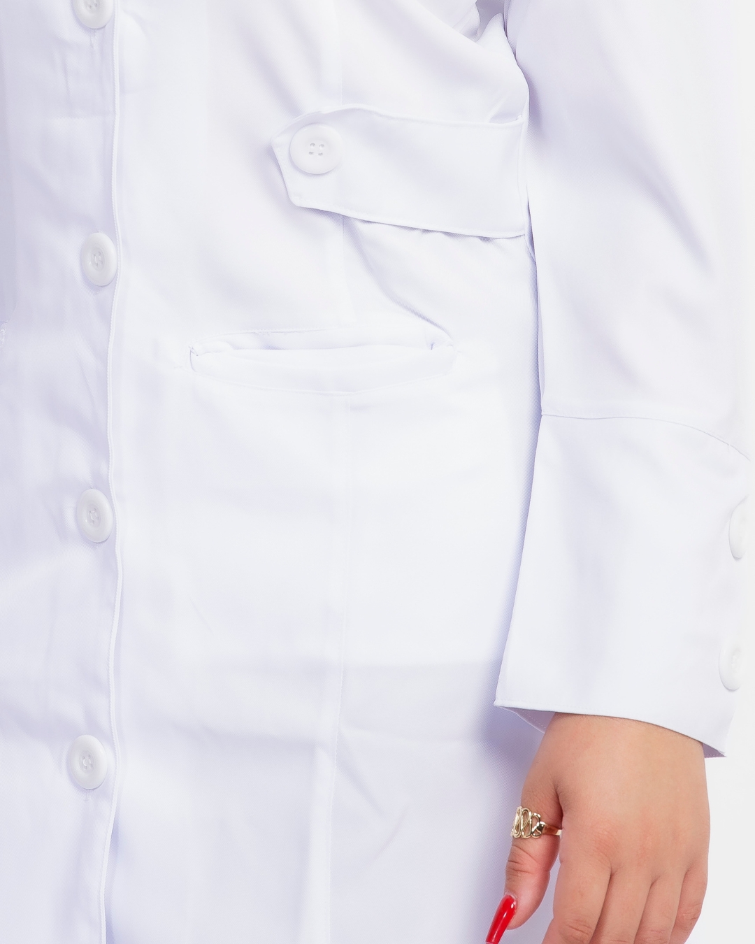 Avental Roma Gabardine Branco - Imagem 8